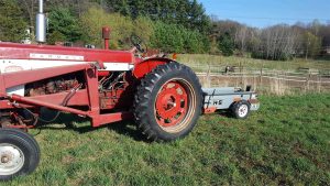 Farmall 460 and Manure Spreader